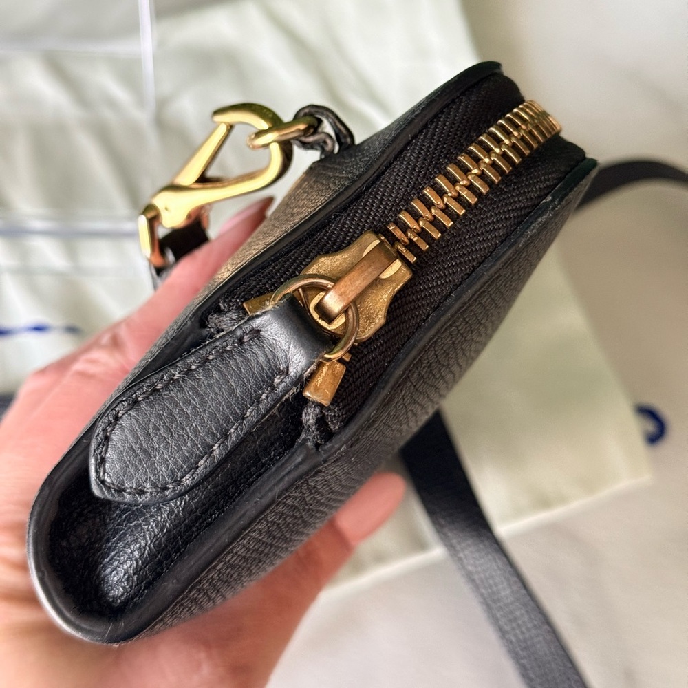 Burberry Black Leather Mini Crossbody Bag with COA - Picture 4 of 10